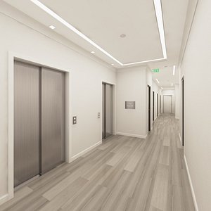 hallway games 3D model