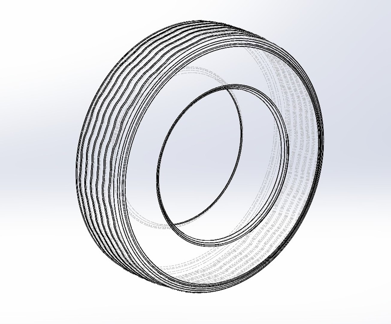Front Tire Of Vintage Champ Car Version 1 Scale 1 To 25 3D Model ...
