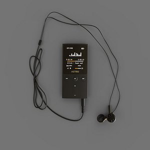 mp3-player Astro M3 3D model