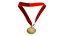 Gold Silver Bronze Medal With Ribbon