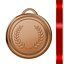 Gold Silver Bronze Medal With Ribbon