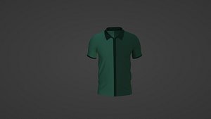 T-Shirt Green 3D model