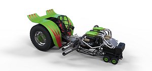tractor pulling 3D