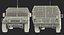 ambulance military car hmmwv 3d model