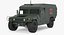 ambulance military car hmmwv 3d model