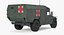 ambulance military car hmmwv 3d model