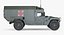 ambulance military car hmmwv 3d model