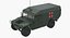 Ambulance Military Car HMMWV m996 3D Model