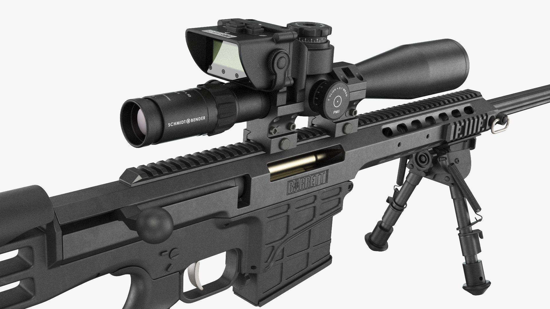 3D Barrett 98b Sniper Rifle - TurboSquid 1492182