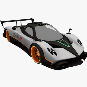 3D Pagani Zonda car