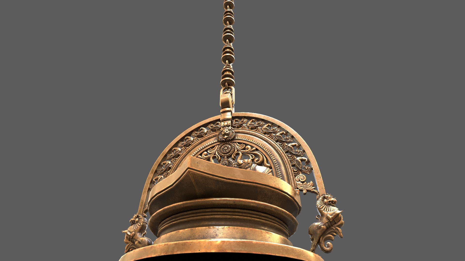 Oil Lamp Goddess Gajalakshmi Laxmi 3D Model TurboSquid 2005989