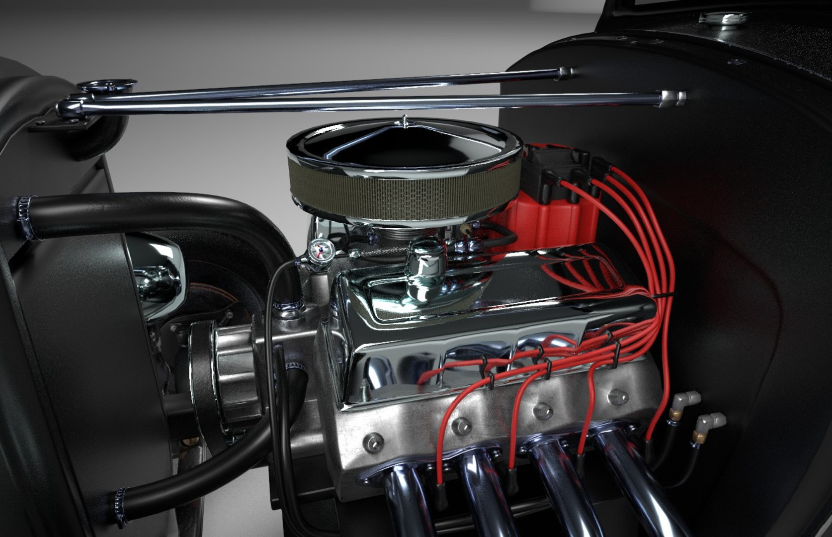 3D Street Hot Rod - TurboSquid 1911959