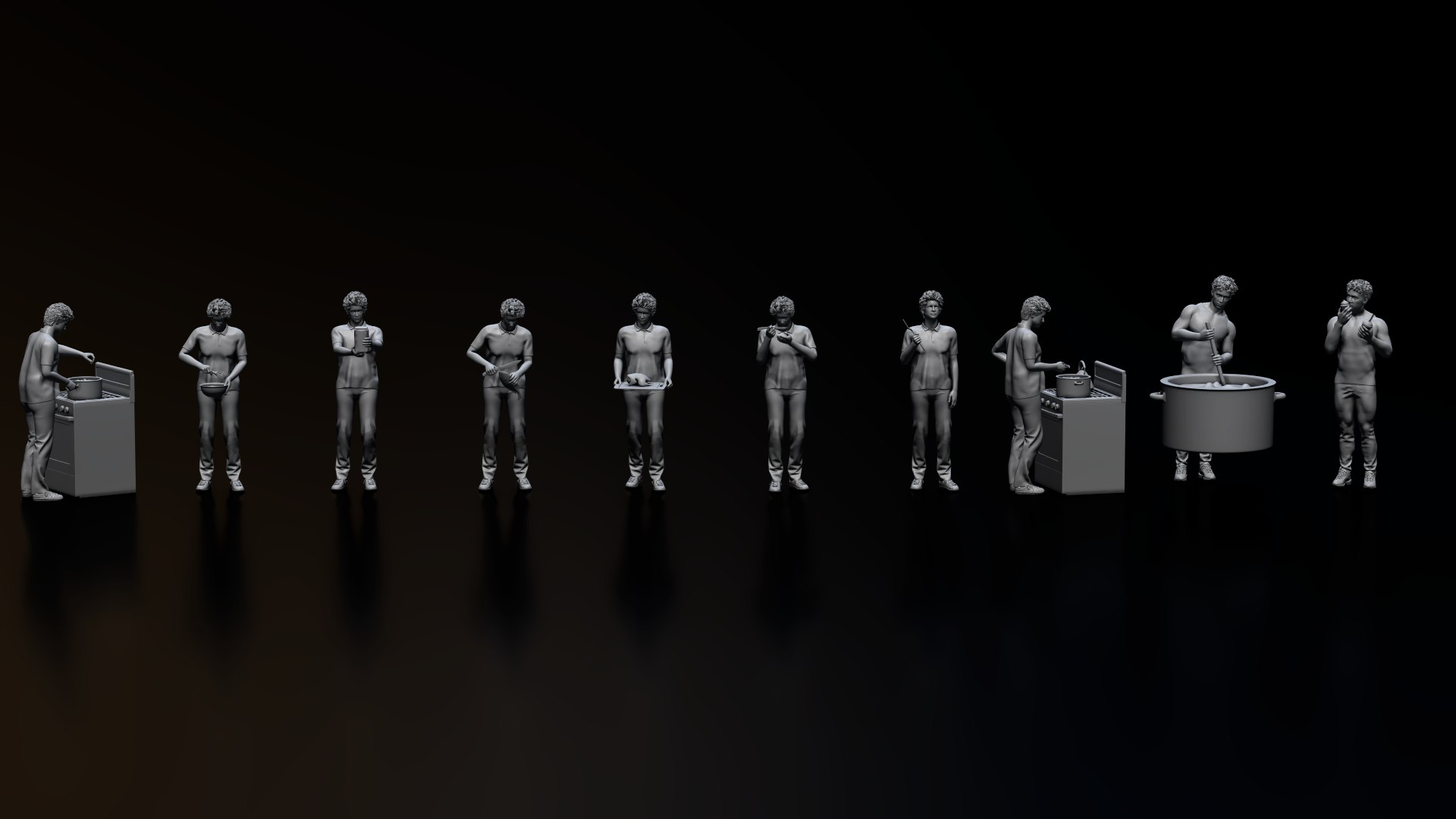 HD People 35 Cooking 3D Model - TurboSquid 2388600