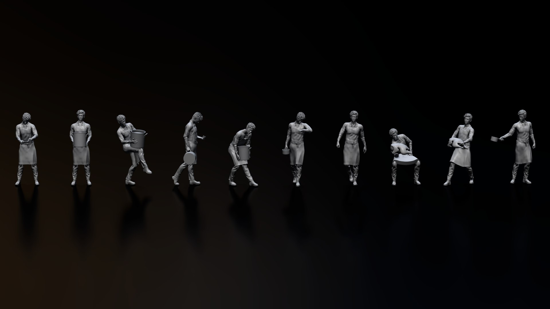 HD People 35 Cooking 3D Model - TurboSquid 2388600