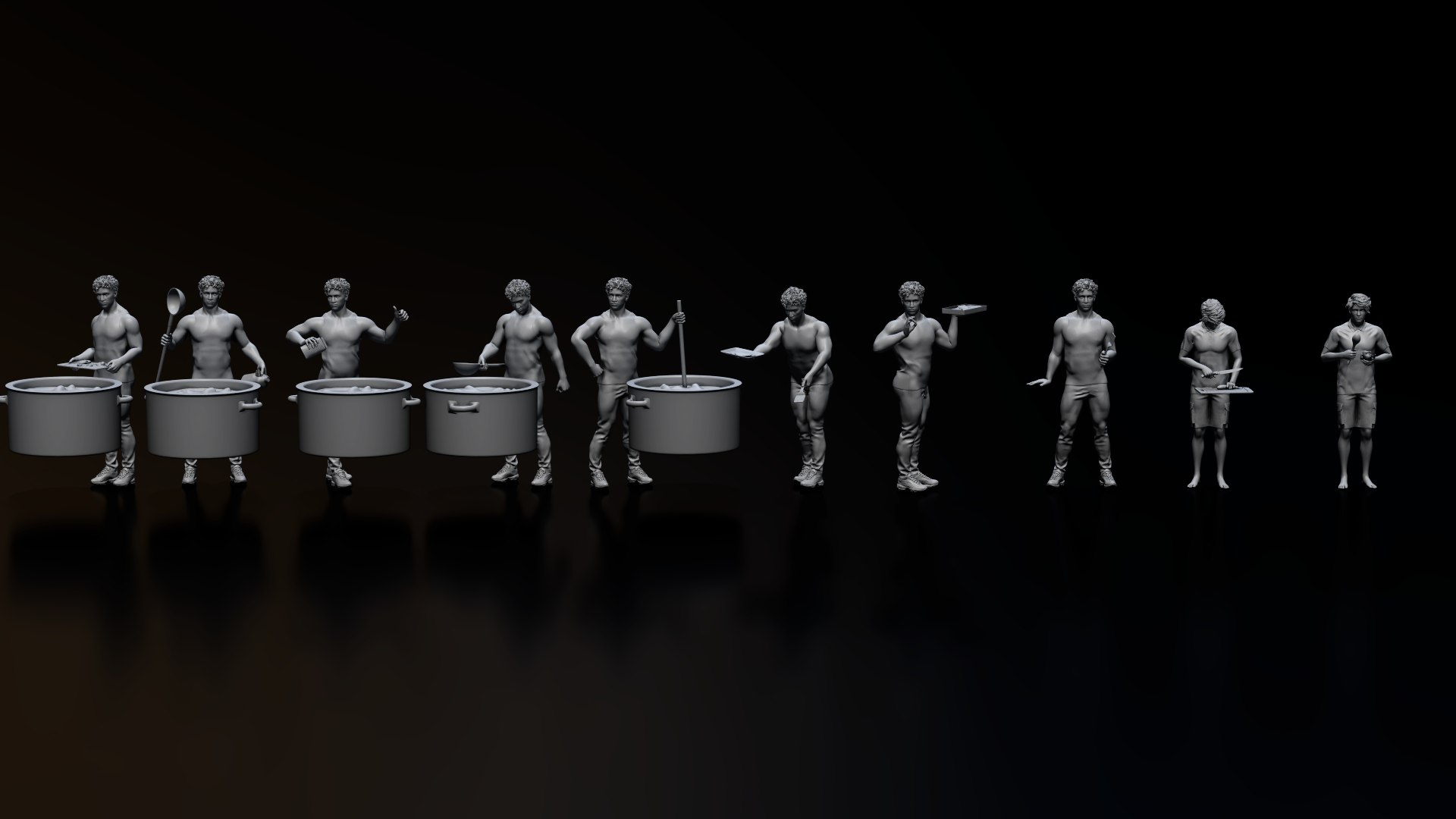 HD People 35 Cooking 3D Model - TurboSquid 2388600