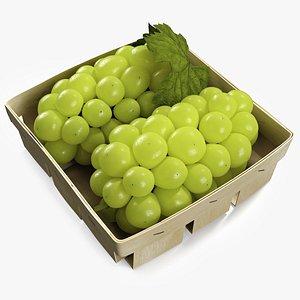 Shine Muscat Grape in Basket