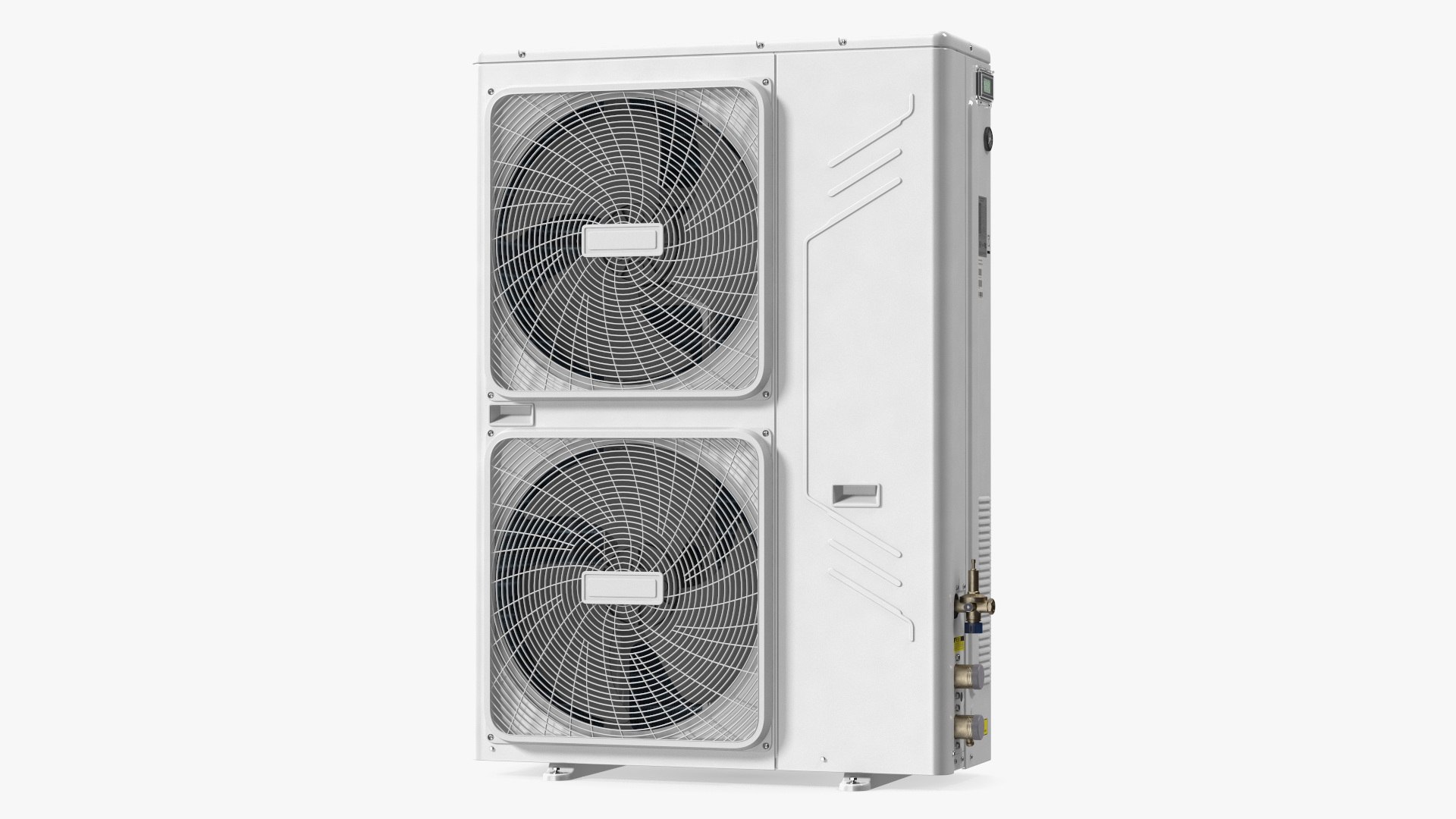 Double Air Conditioner Outdoor Part 3D model preview