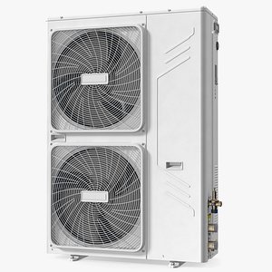 Double Air Conditioner Outdoor Part 3D model