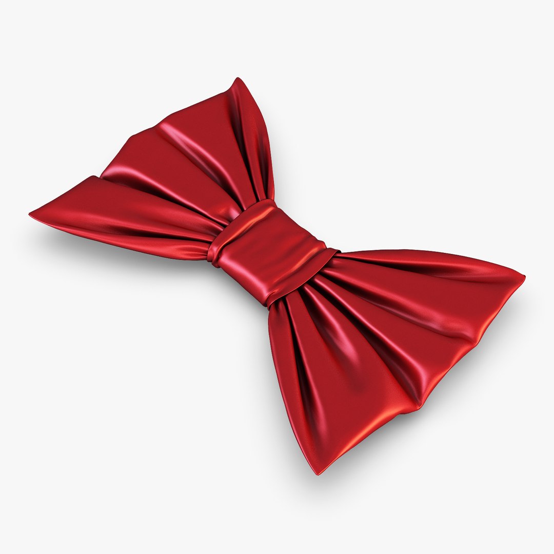 3D bow tie v 1 - TurboSquid 1352605