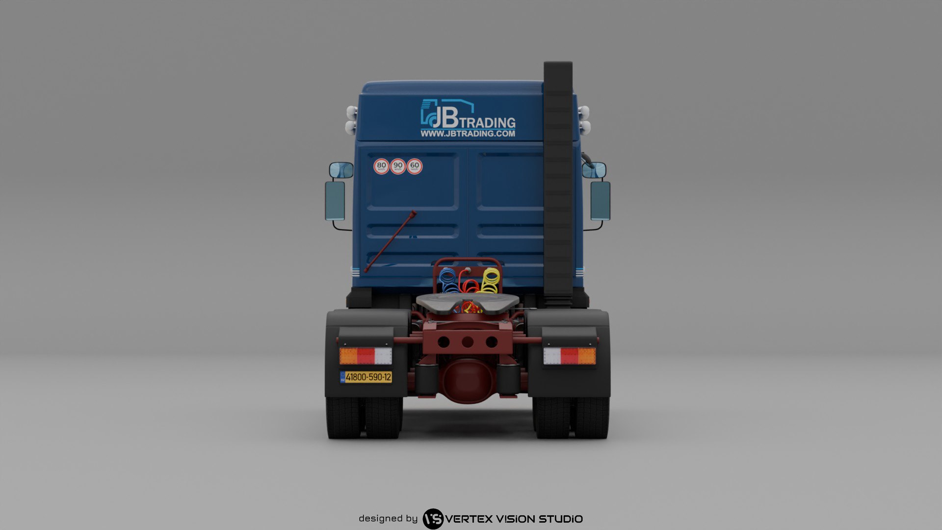 RENAULT R420 6X4 V8 Turbo Intercooler 3D Model 3D Model - TurboSquid ...