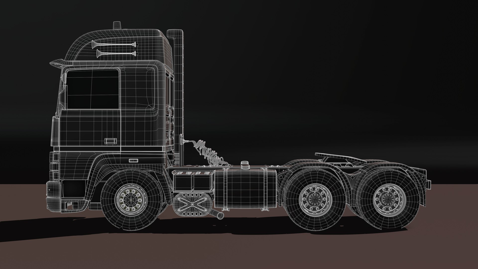 RENAULT R420 6X4 V8 Turbo Intercooler 3D Model 3D Model - TurboSquid ...