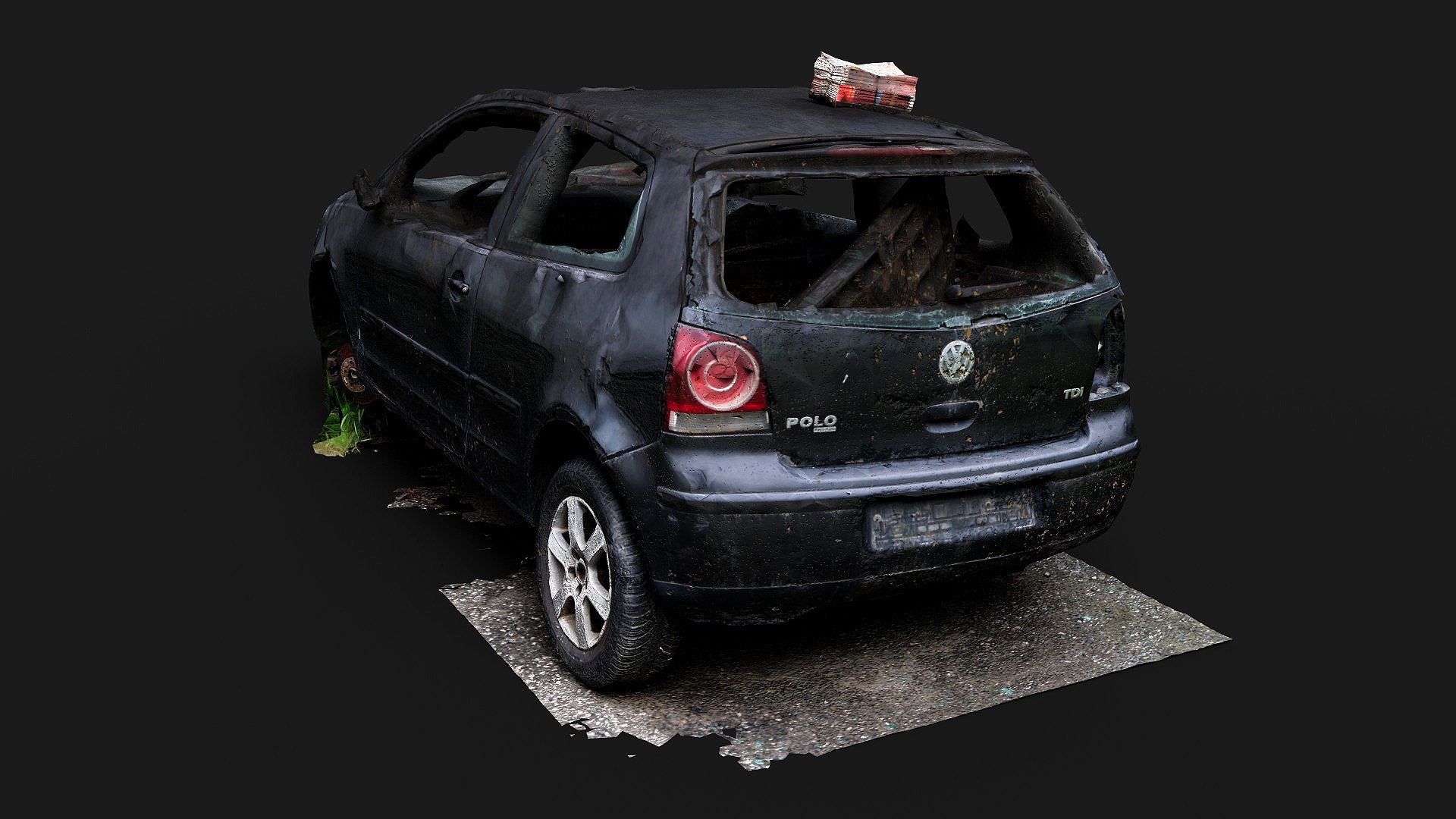 Free 3D Abandoned Car Wreck RAW PBR Photogrammetry - TurboSquid 2417997