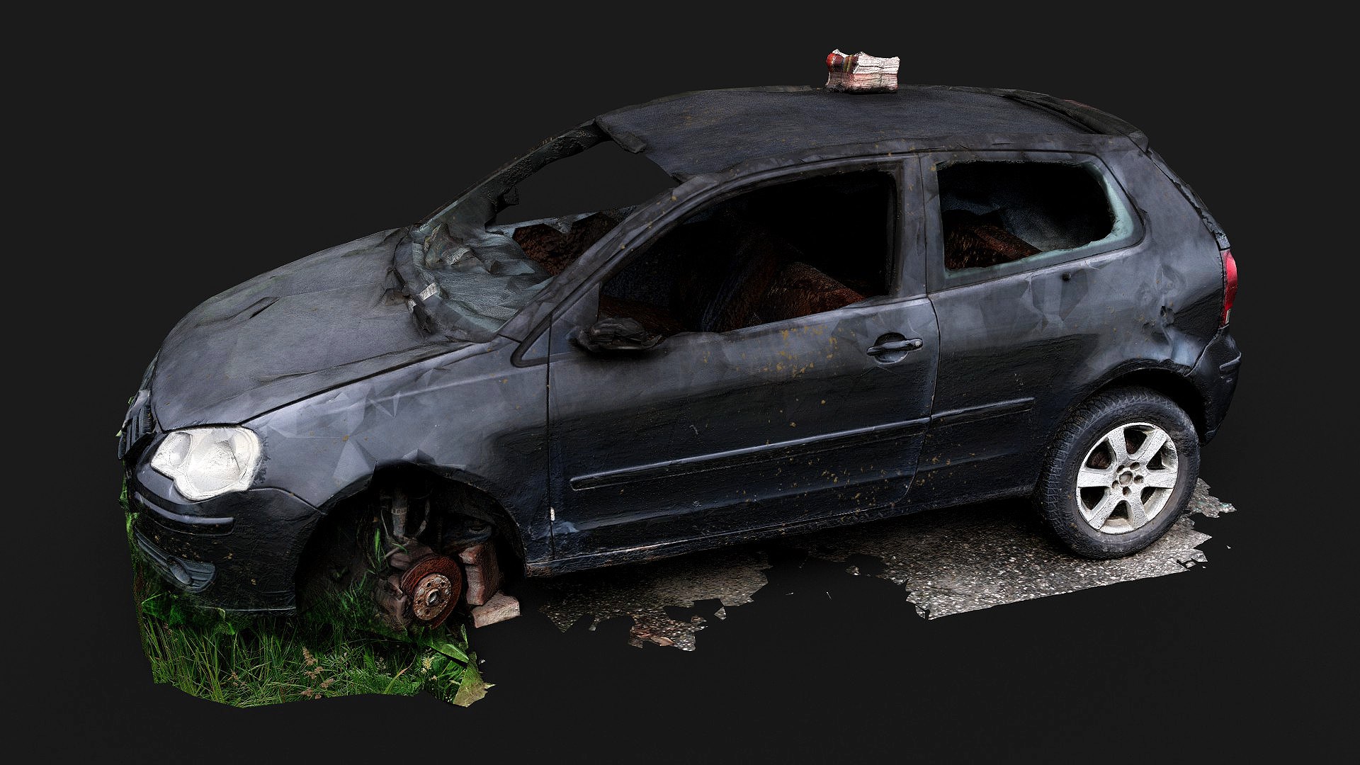 Free 3D Abandoned Car Wreck RAW PBR Photogrammetry - TurboSquid 2417997