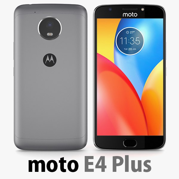 modelo 3d Motorola Moto E4 Plus Gris - TurboSquid 1173767
