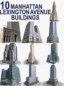 10 MANHATTAN Lexington Avenue Buildings