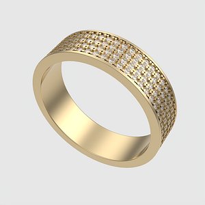 Classic Pave Band Ring JDBCo