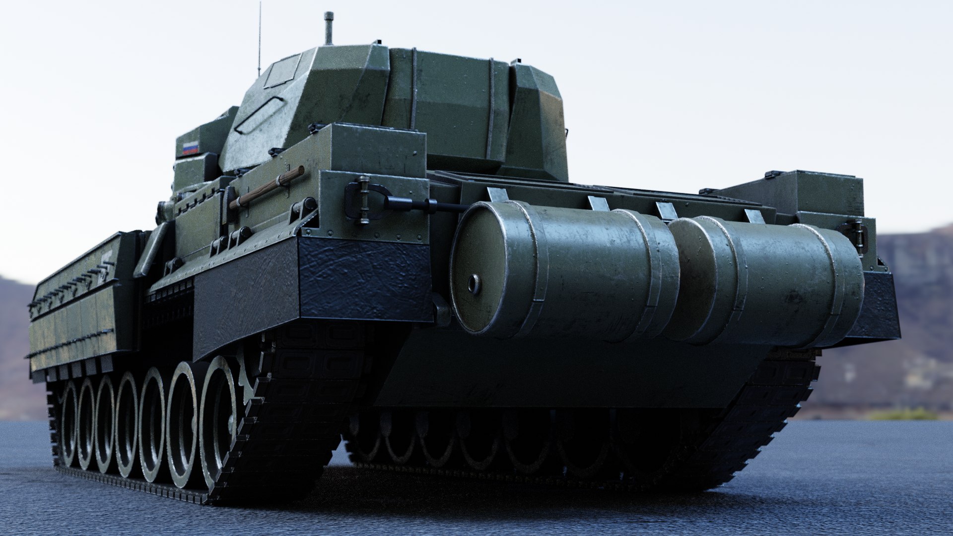 T-95 Tank 3D Model - TurboSquid 1642418