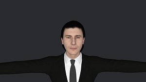 3D JR Hildebrand  Hyper Realistic Full Body Fully Rigged 3D Character