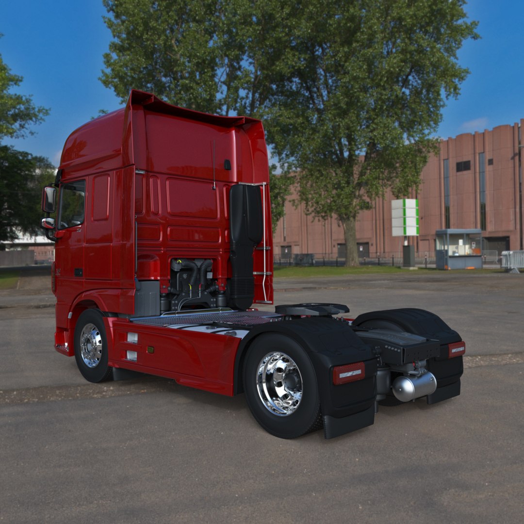 3D daf xf 2020 semi truck - TurboSquid 1453532