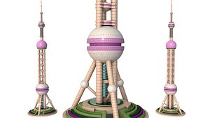 Pearl Tower 3D model
