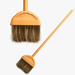3D Broom Model model