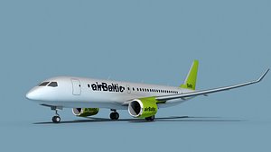 Bombardier CS100 Air Baltic model