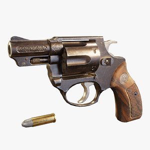 3D model Snub Nosed Revolver