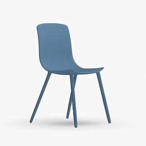 3D navy granite chair model