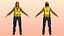 Female Construction Worker Character Model