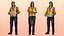 Female Construction Worker Character Model