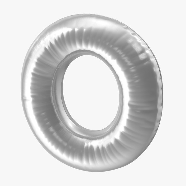 foil balloon letter o model