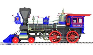 jupiter locomotive train 3D