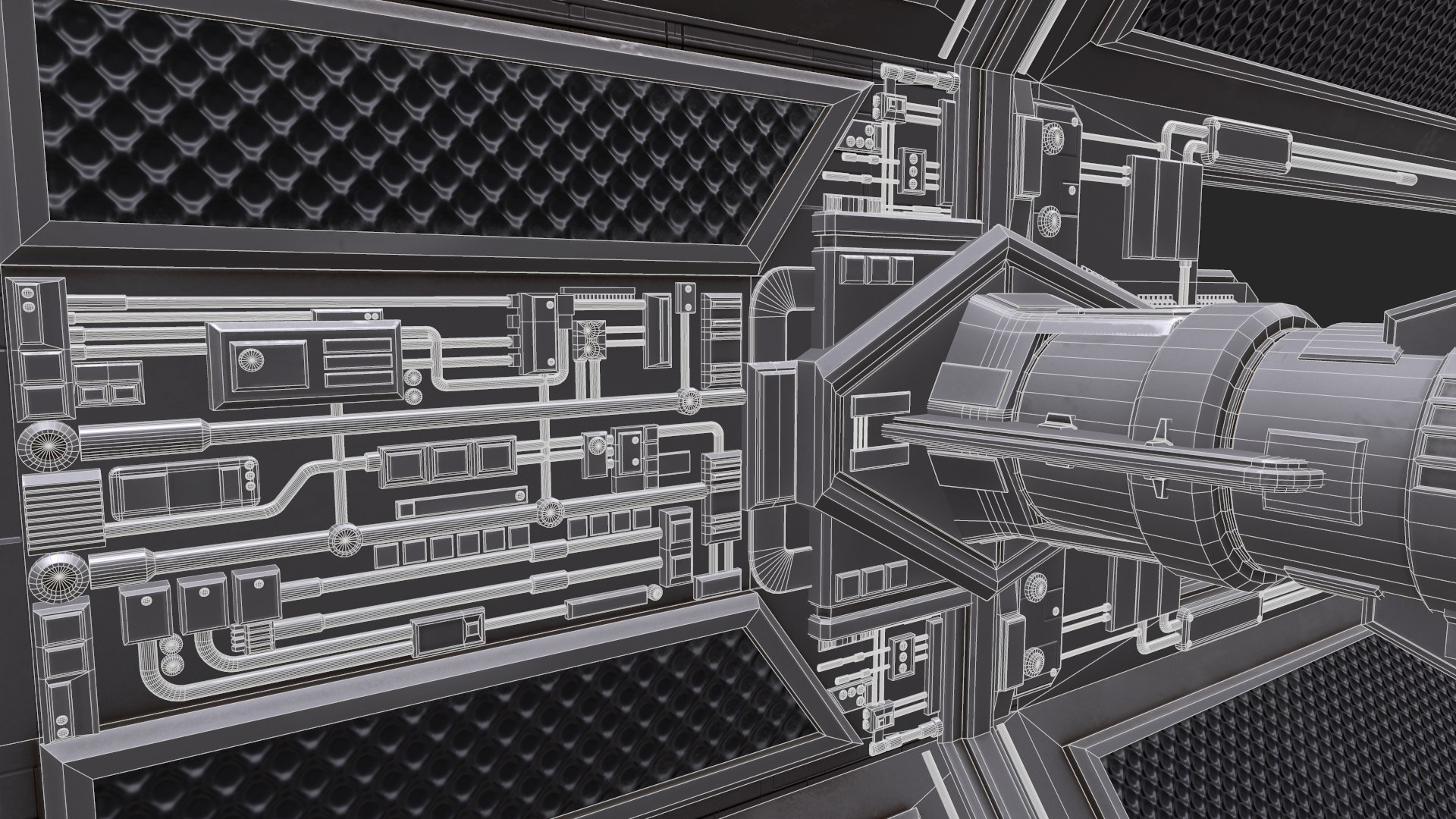 3D Tie Interceptor - TurboSquid 1311276