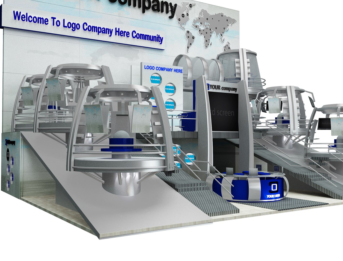 3D Booth Exhibition Stand x1 https://p.turbosquid.com/ts-thumb/Fi/GApBgM/Z4/a1copy/jpg/1624832113/1920x1080/fit_q87/f658802639d08dbfa7fda8d503c89a12c1737434/a1copy.jpg