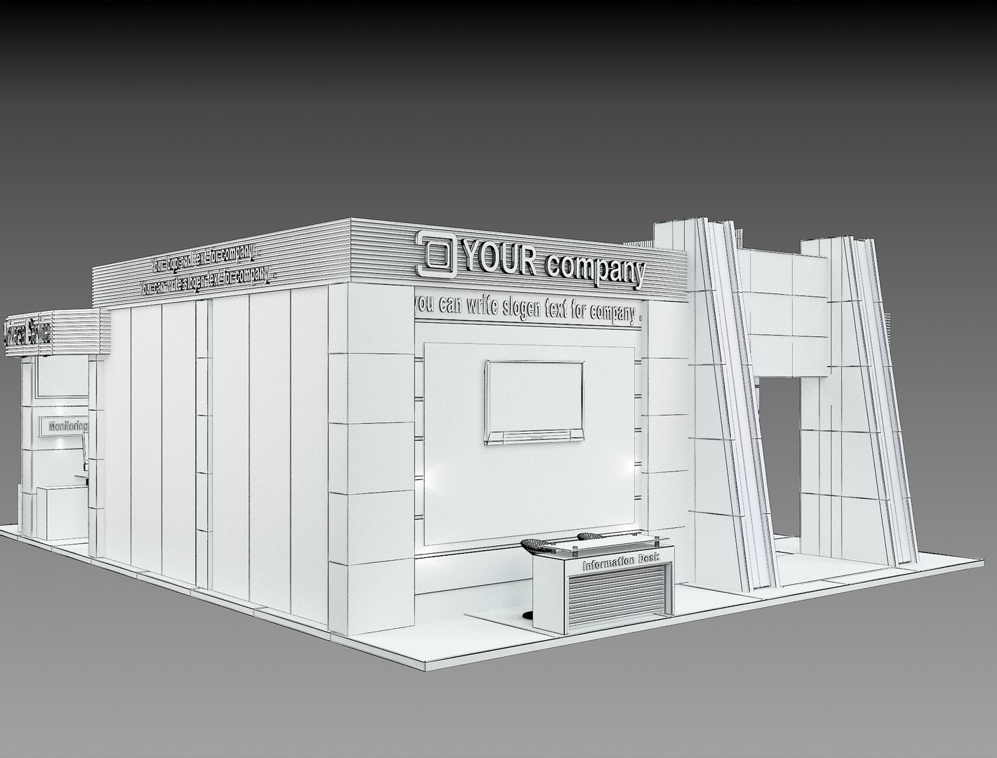 3D Booth Exhibition Stand x1 https://p.turbosquid.com/ts-thumb/Fi/GApBgM/uR/2/jpg/1627403206/1920x1080/fit_q87/3b6a39f93f8d5a00f152e7f0d04027eb5dfd71b2/2.jpg