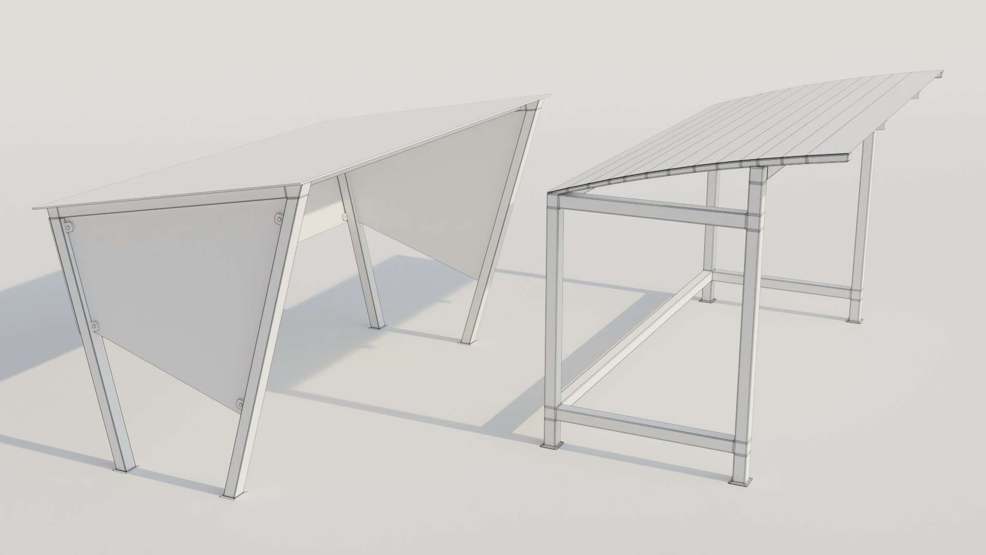 3D Collections Street Furnitures Shelters TurboSquid 1698297
