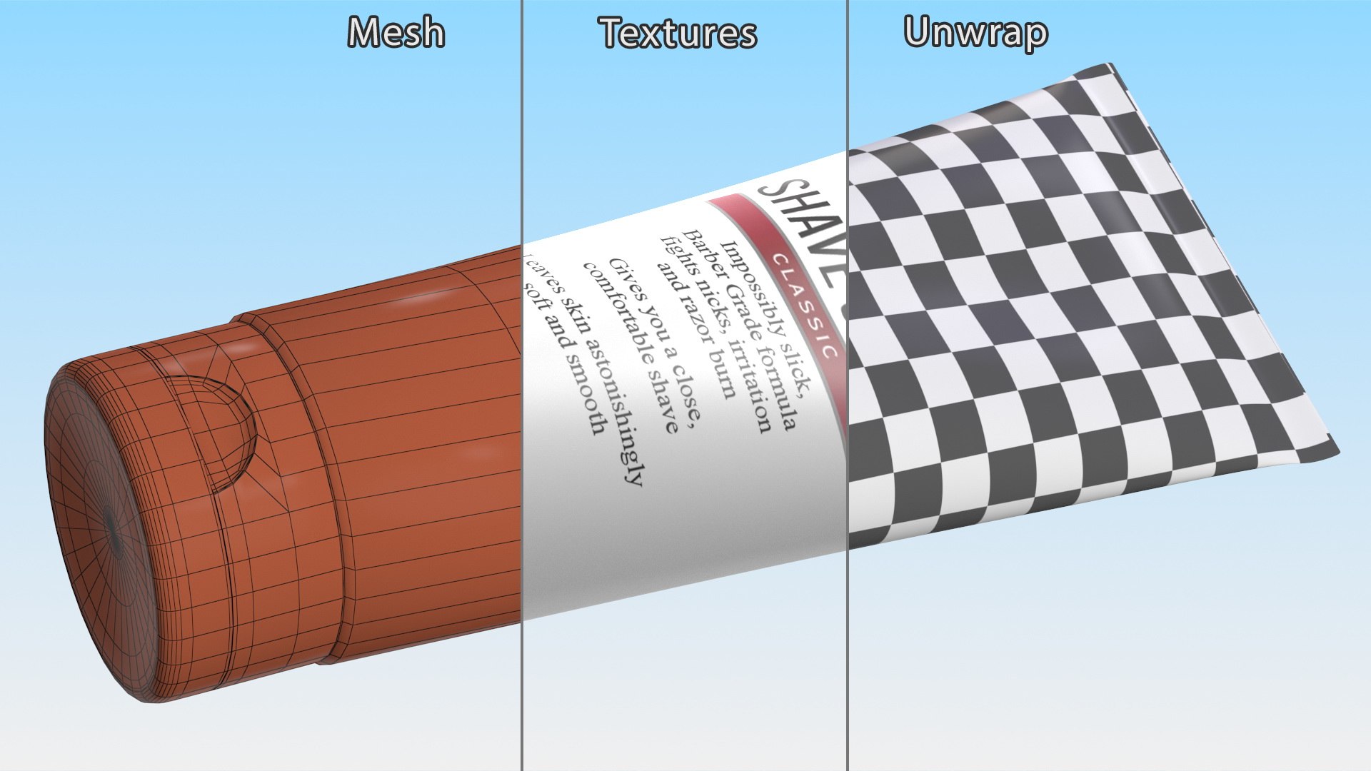 3D model Shaving Creams Collection https://p.turbosquid.com/ts-thumb/Fi/HNk8yg/hz/shavingcreamscollectionmb3dmodel022/jpg/1665948277/1920x1080/fit_q87/f2fa269814ddfb3b5553c825a679b42c9cca63dc/shavingcreamscollectionmb3dmodel022.jpg