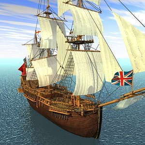 Sail Ship "Endeavour"