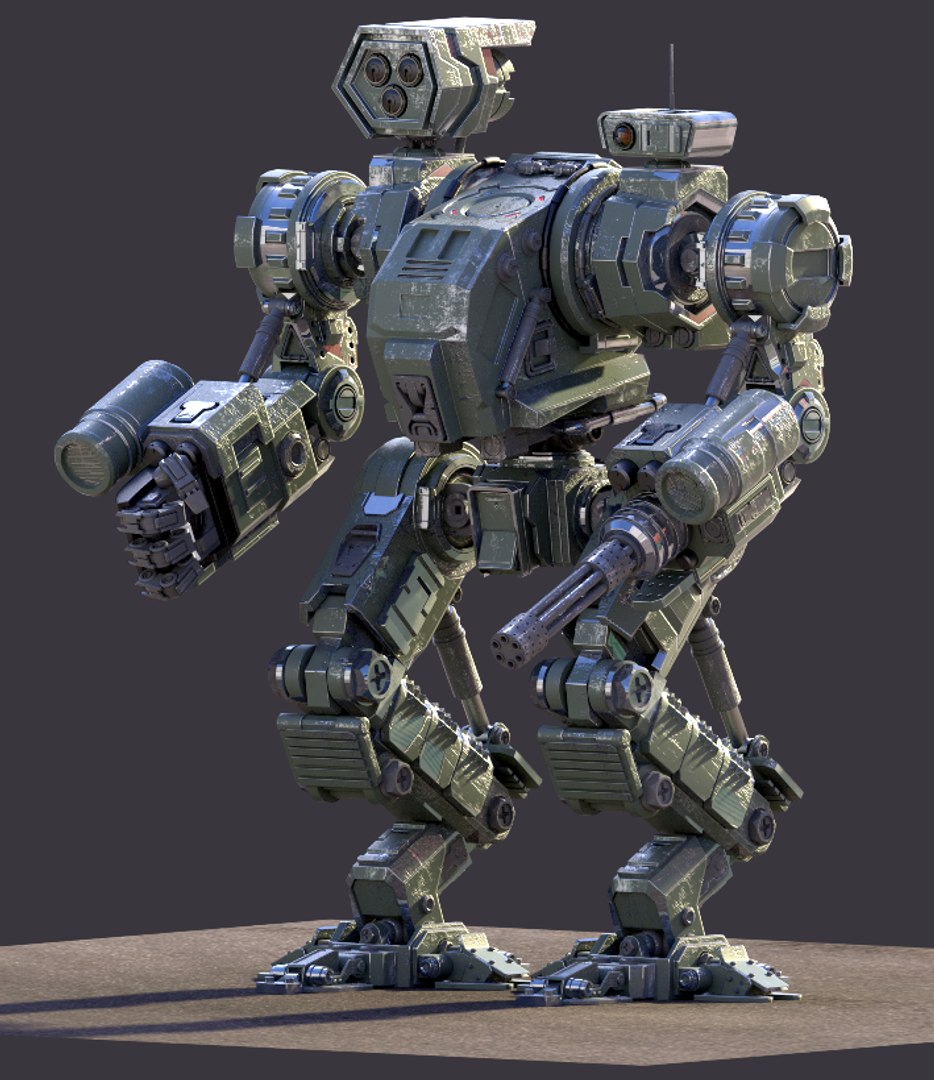 3D robot war - TurboSquid 1183635