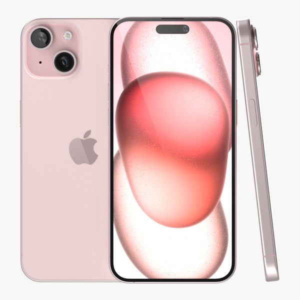 modelo 3d Apple iPhone 15 Plus Rosa - TurboSquid 2125521